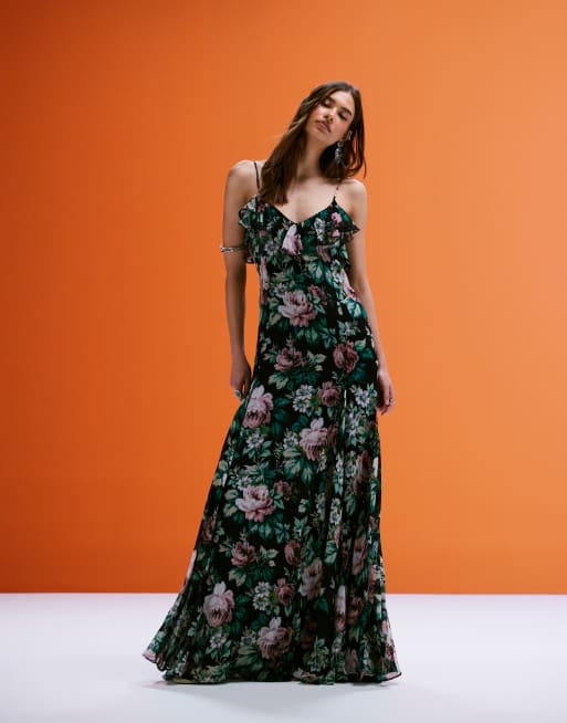 Invitada Vestido Estampado Mango Vestido Estampado Volantes Mango