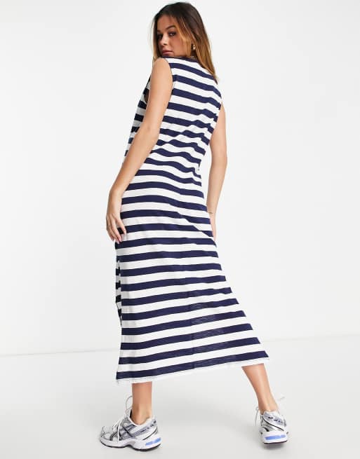 Vestido largo holgado a sin mangas de Cotton:On Maternity | ASOS