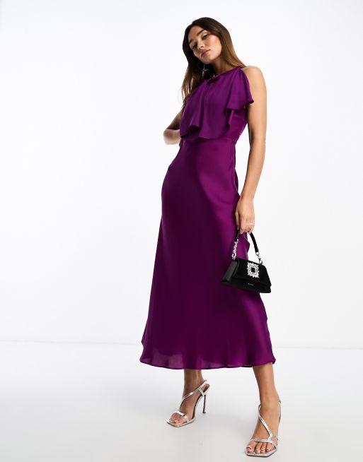 Vestido discount morado mango