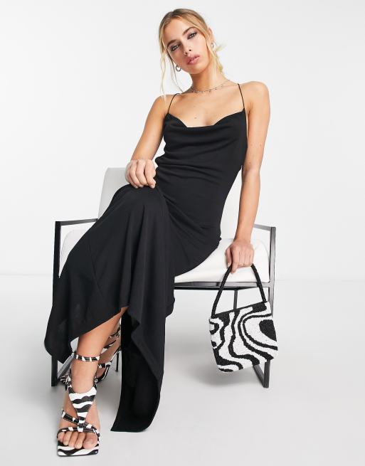 Vestido negro only hot sale