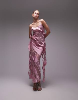 Joanne Sin Tirante Novio Gasa Vestidos Rosa Claro Tallas Grandes