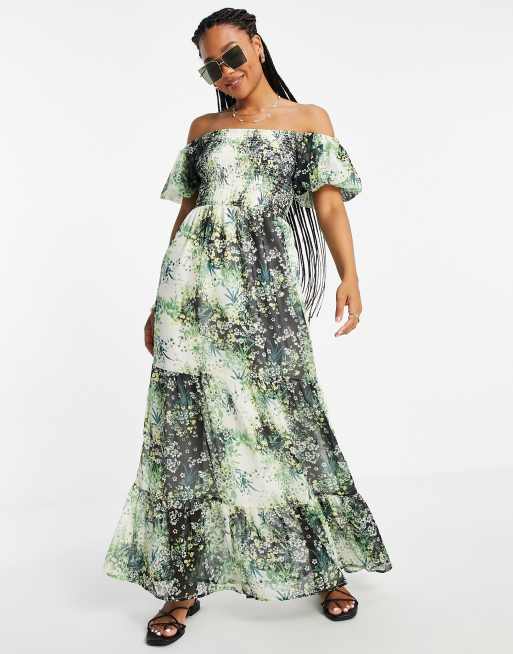 Vestido best sale chifon largo