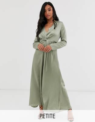 vestido verde salvia
