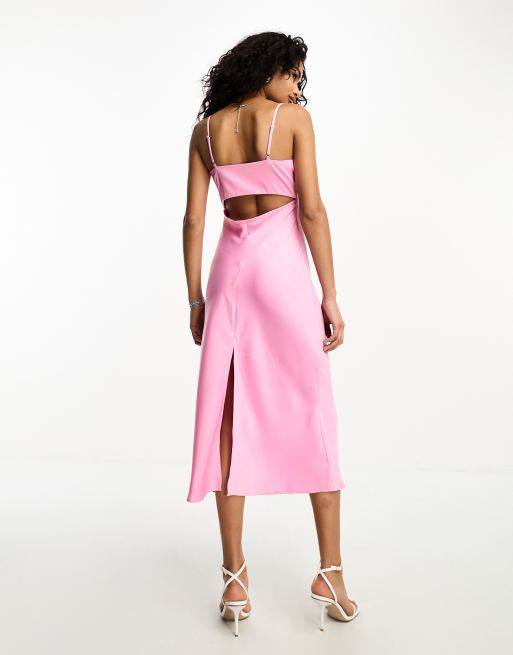 pink slip dress topshop Topshop strappy satin mini Pink Slip dress