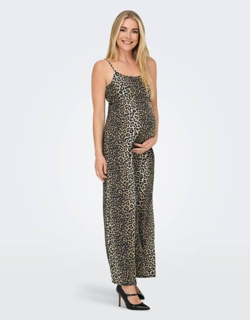 Vestido marrón madera de ONLY Maternity, 4 de 4