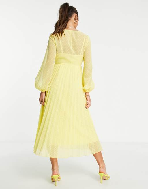 Vestidos plisados asos hot sale