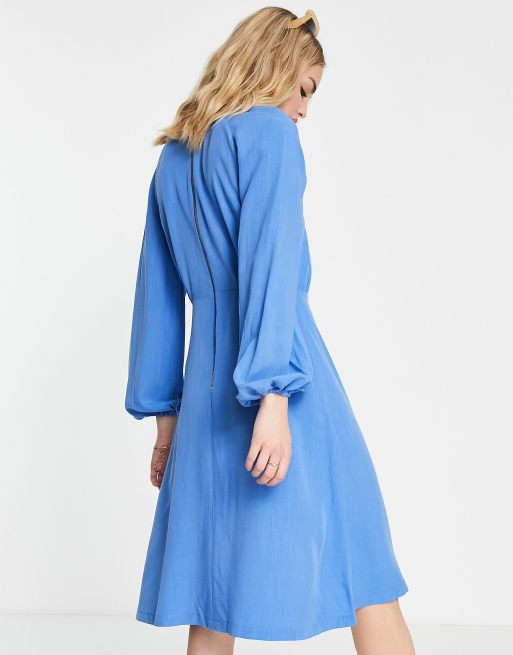 Vestido midi azul acampanado de Closet London , 2 de 4