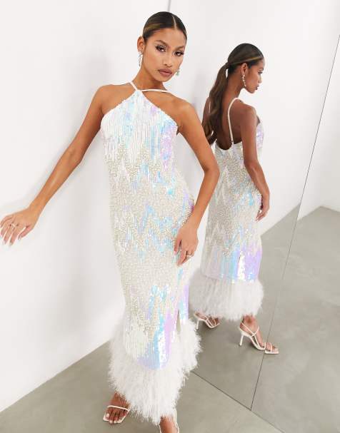 Asos vestidos fiesta lentejuelas best sale