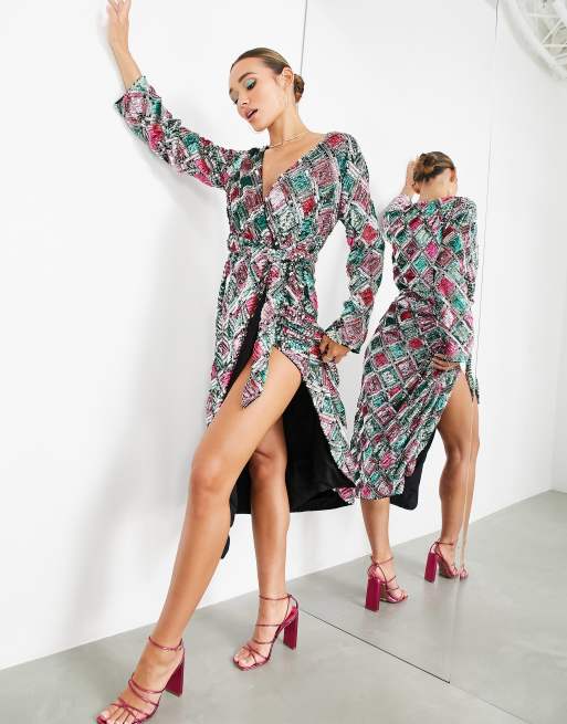 Asos vestidos fiesta online lentejuelas