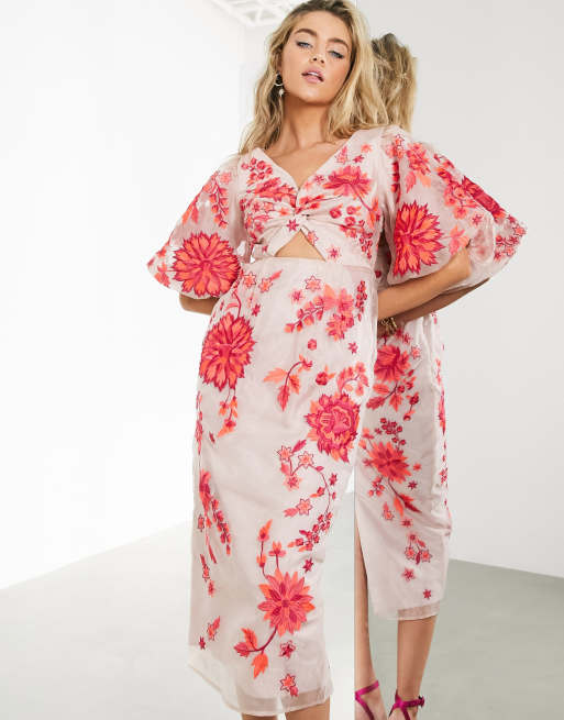 Asos discount vestidos bordados