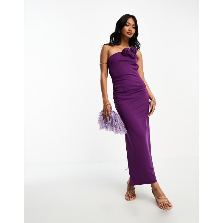 Vestido Morado Violeta Outlet By Mango Vuelo Mango Purple Dress