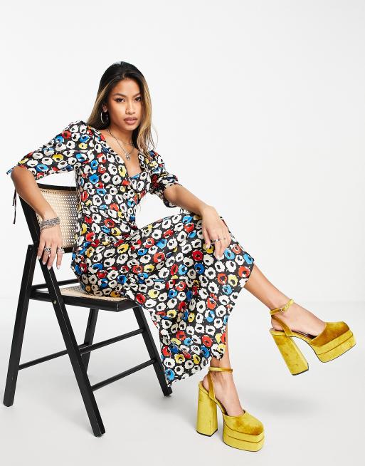 Vestidos midi estampados 2018 sales