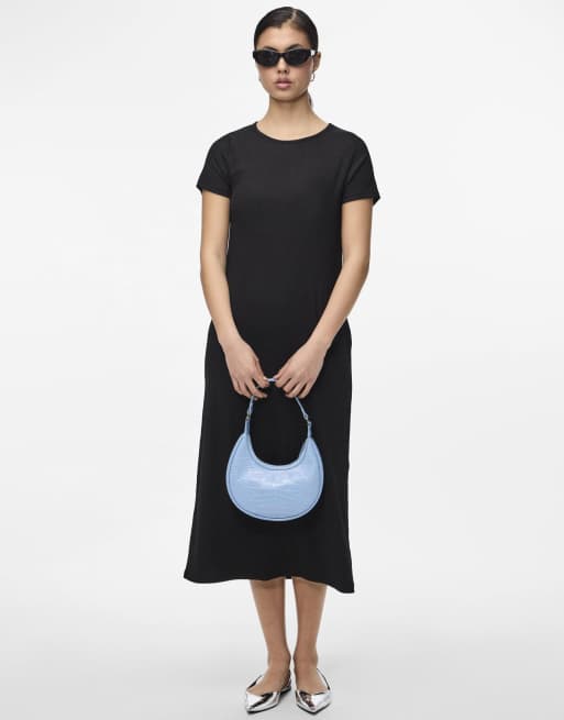 Vestido midi negro de Pieces