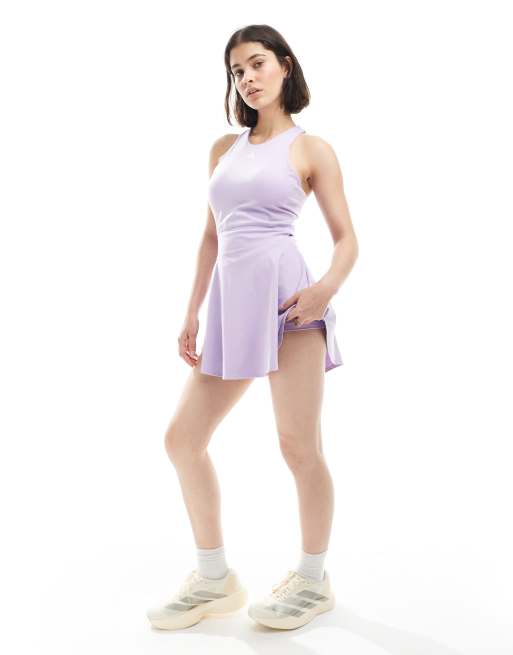 Vestido morado ciruela empolvado Climacool Tennis de adidas Running , 2 de 4