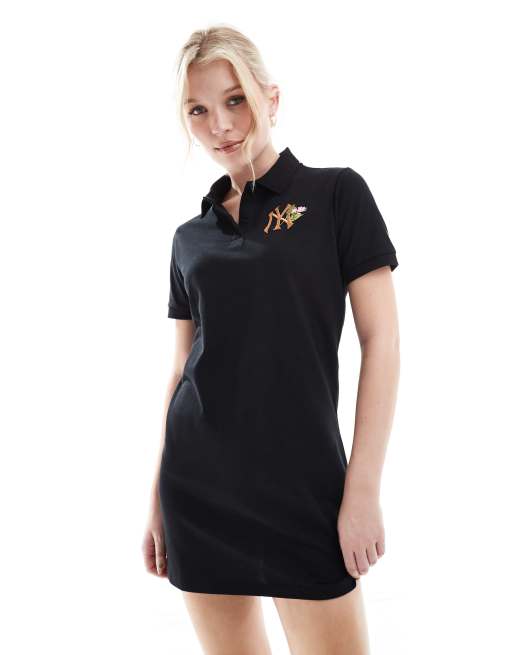 Vestido negro estilo polo de los NY Yankees de New Era, 2 de 4