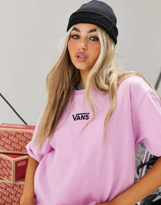 Vestido rosa de estilo camiseta Centre Vee de Vans