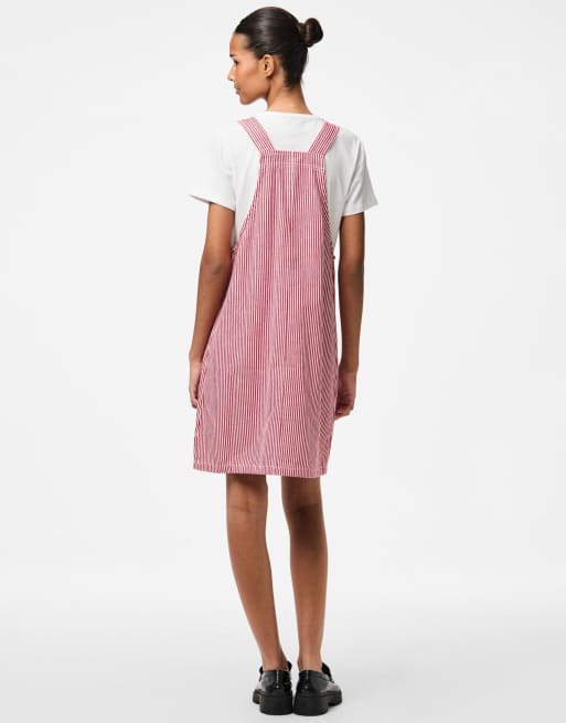 Vestido rosa salsa estilo pichi de Pieces, 4 de 6