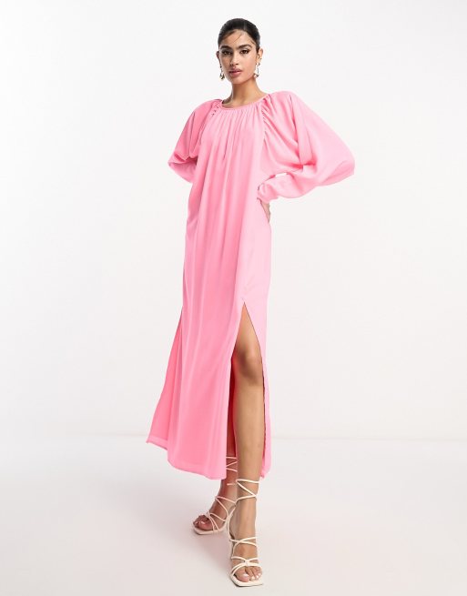 Vestido rosa 2025 fluor