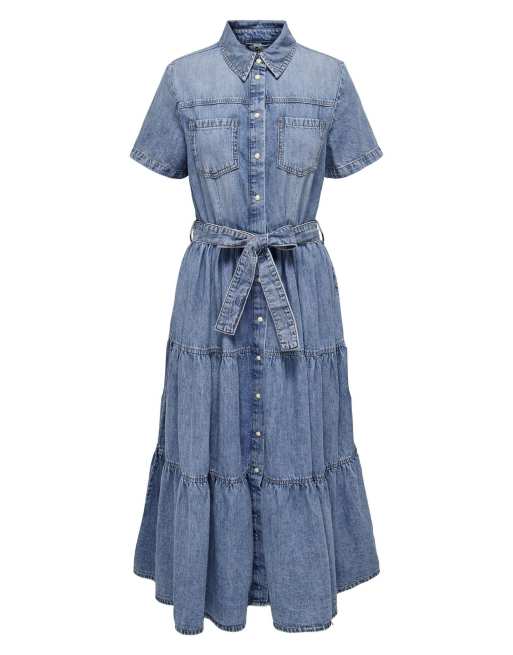 Vestido vaquero azul medio de ONLY, 7 de 7