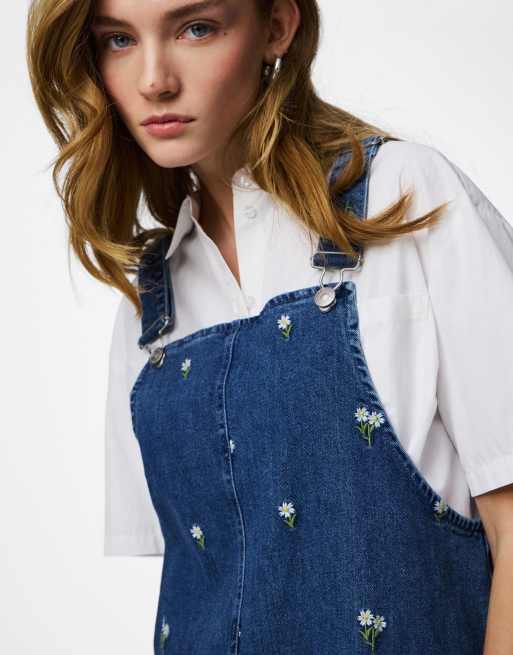 Vestido vaquero azul medio Spencer de Pieces, 4 de 6