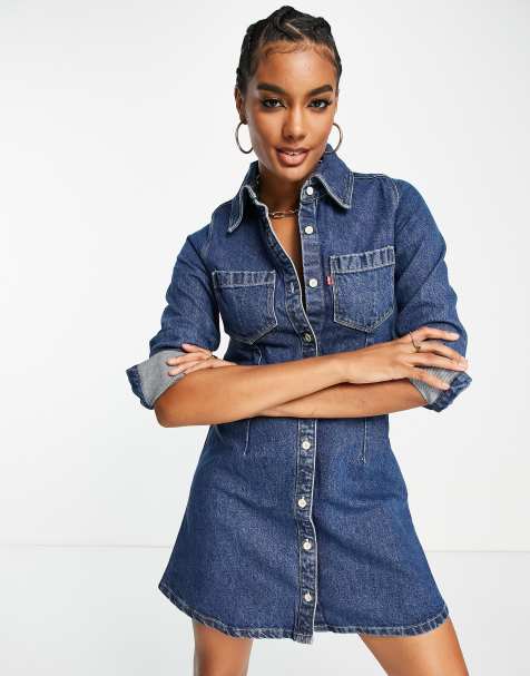 Vestidos y Pichis Vaqueros de Mujer Vestidos Denim | ASOS