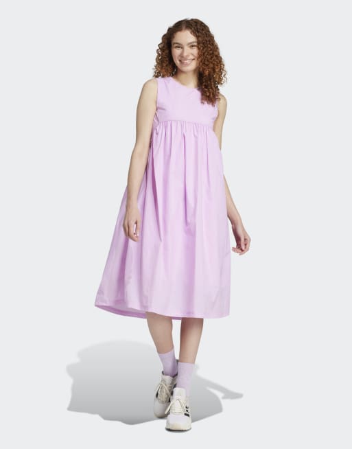 Vestido veraniego lila pálido City Escape de adidas