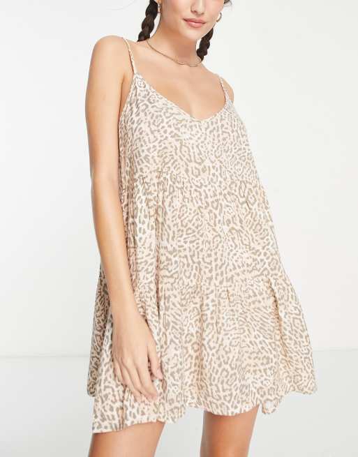 Vestido veraniego playero con estampado animal Slice de RVCA 