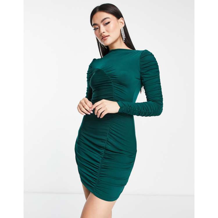 Vestido casual best sale verde esmeralda