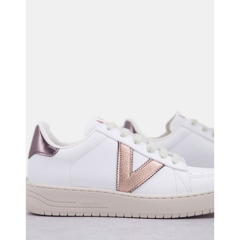 Victoria - Siempre - Sneakers bianche e oro rosa