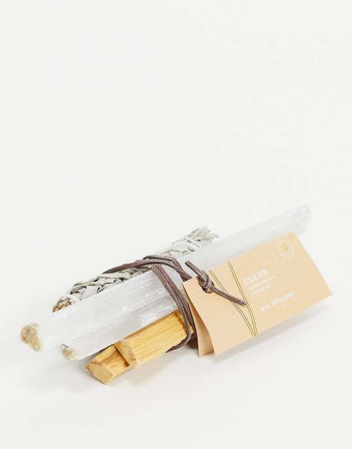 VIE Healing Clear Vibe Sage and Crystal Bundle