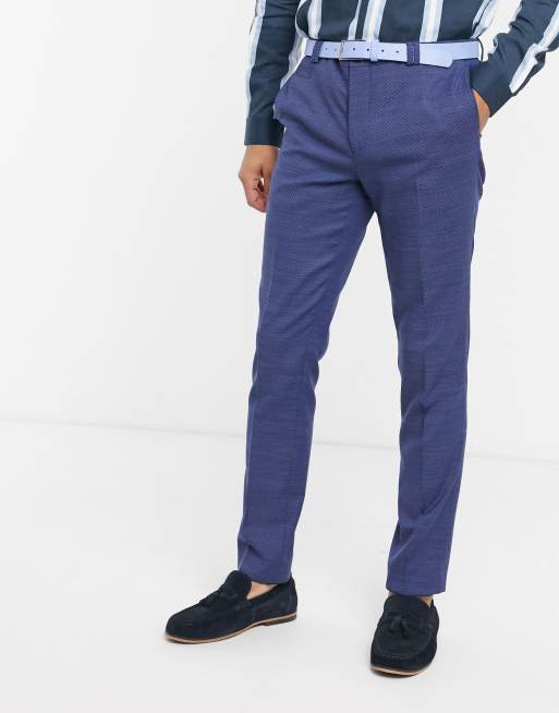 Viggo – Strukturierter Anzug aus recyceltem Polyester in Marine, 2 von 2