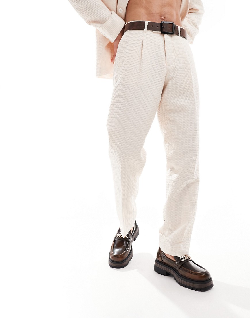 Viggo Elanga Suit Pants In Stone-neutral