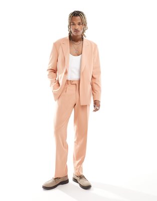 lavoir oversized suit pants in pink