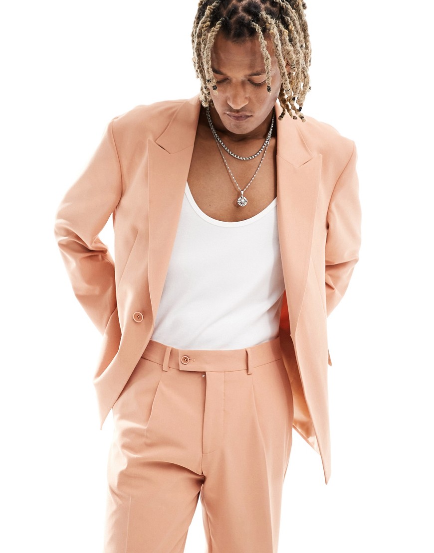 Viggo Lavoir Suit Jacket In Pink