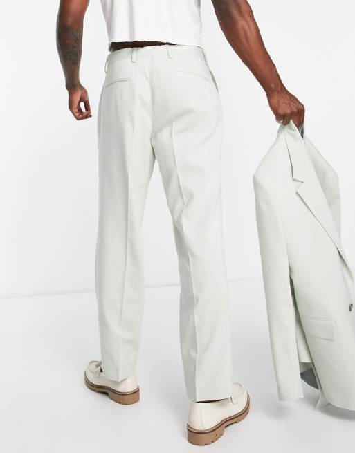 Viggo - Pierre - Pantalon de costume droit décontracté - Sauge, 2 de 4