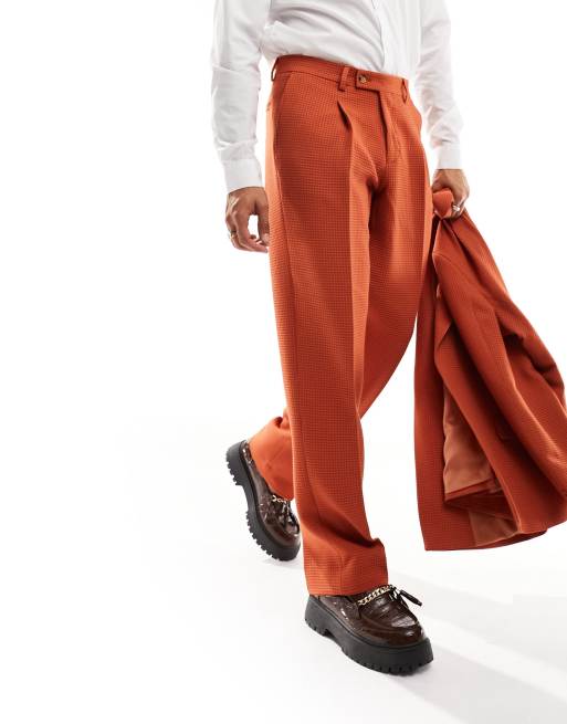 Byrone Knit Pants Orange