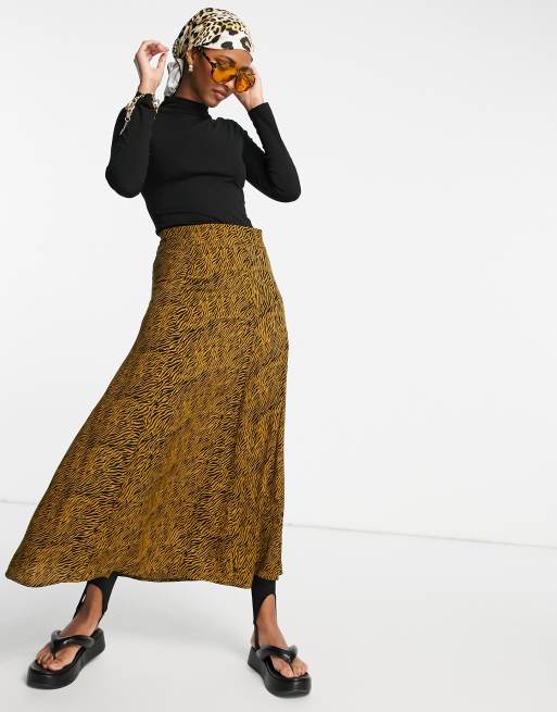 Asos a line outlet midi skirt