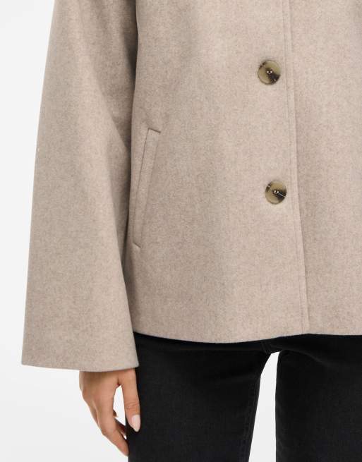 VILA – Beige, melerad jacka, 4 av 7