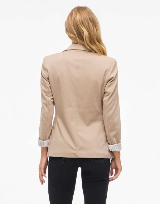 Vila blazer argent mink, 2 de 7