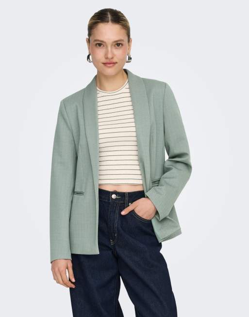 VILA - Blazer color corona d'alloro