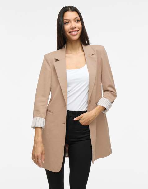Vila - Blazer color crema - view 1