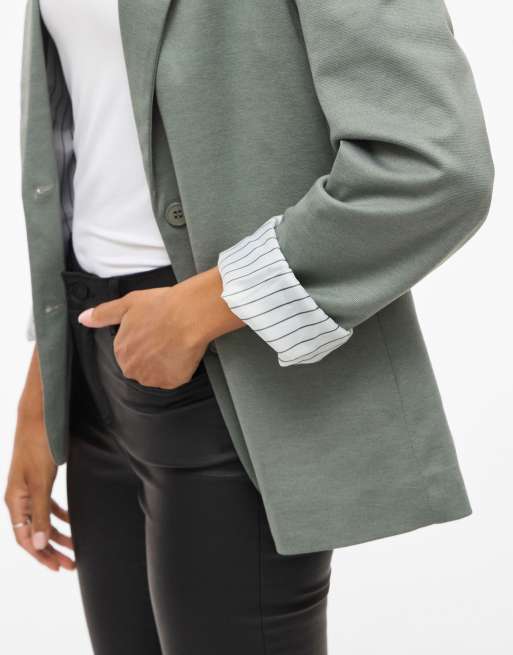 Vila blazer en vert laurier, 5 de 7