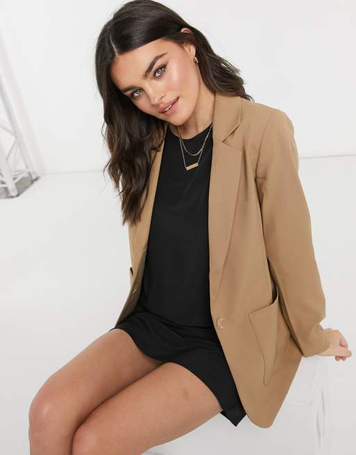 Asos clearance camel blazer