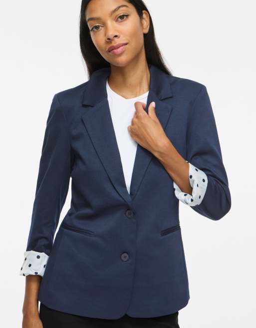Vila blazer in marineblauw, 4 van 7
