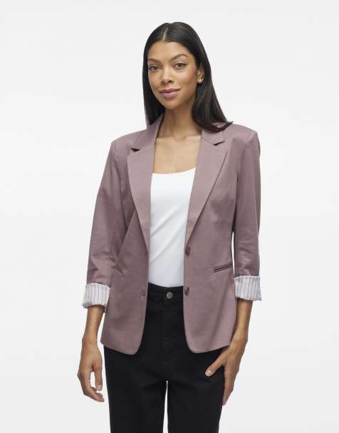 VILA - Blazer in schemerig mauve - view 1