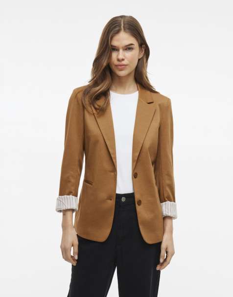 Vila – Blazer in Tabakbraun - view 1