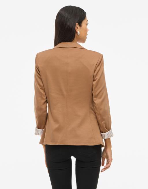 Vila blazer in tabaksbruin, 2 van 6