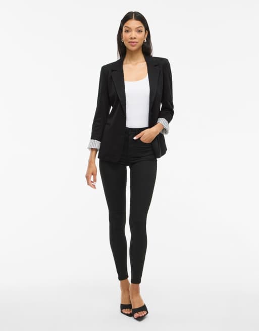 Vila blazer in zwart, 3 van 6