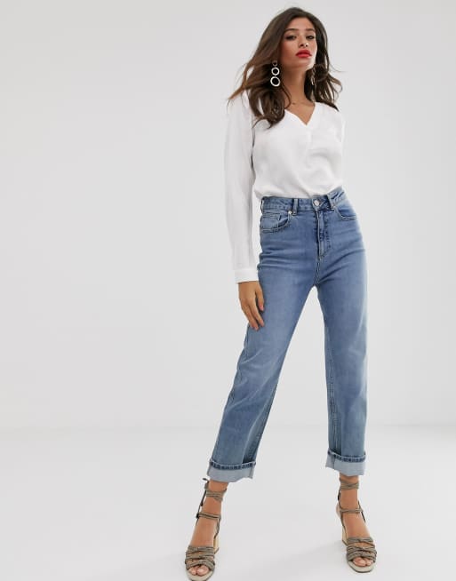 Vila - Blouse met overslag, 4 van 4