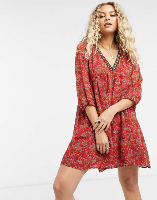 Bohemian shop smock dress